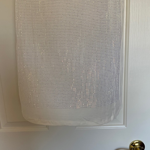 NWT VOCAL ivory rhinestone tank size MEDIUM. Gorgeous and versatile! - Picture 4 of 9